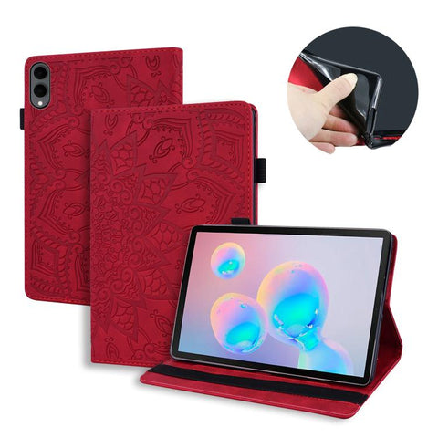 Calf Texture Embossed Leather Tablet Case, For Galaxy Tab S12+, For Galaxy Tab S12 Utra /S11 Ultra /S10 Ultra, For Galaxy Tab A11+ / A9+, For Galaxy Tab A11 / A9, For Galaxy Tab S11 / S10 / S9 FE, For Galaxy Tab S10 Lite / S10 FE, For Galaxy Tab S11   ...