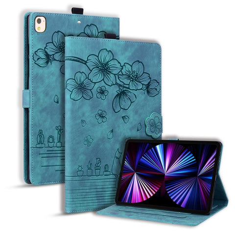 Cartoon Sakura Cat Embossed Smart Leather Tablet Case, For iPad mini 8 2026, For iPad Pro 13 2025 / 2024, For iPad Pro 11 2025 / 2024, For iPad mini 6 / mini 2024, For iPad Pro 12.9 2022 / 2021, For iPad Pro 11 2022 / Air 10.9 2022                     ...