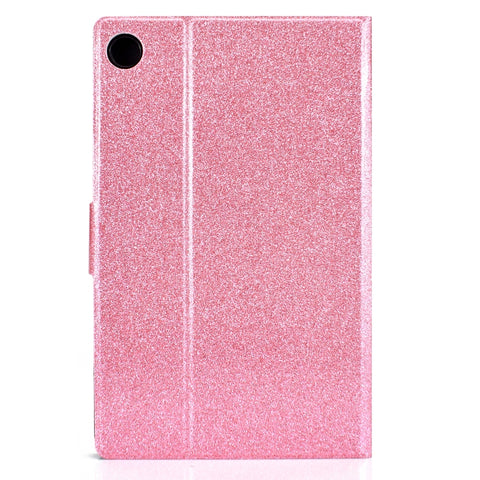 Glitter Powder Leather Tablet Case with Sleep / Wake-up Function, For Samsung Galaxy Tab A11+ / A9+