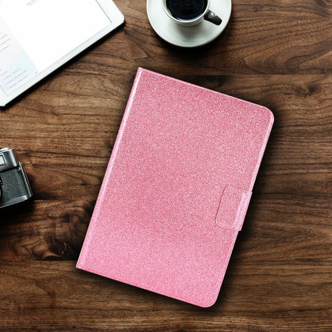 Glitter Powder Leather Tablet Case with Sleep / Wake-up Function, For Samsung Galaxy Tab A11+ / A9+