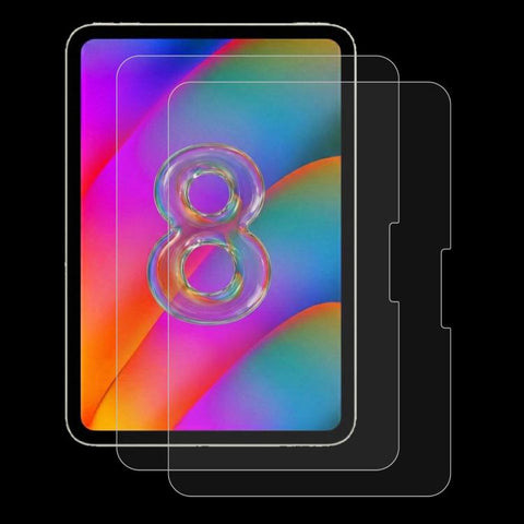 2 PCS/Pack 0.3mm 9H Explosion-proof Tempered Tablet Glass Film, For iPad mini 8 2026, For iPad mini 2024, For iPad Air 6