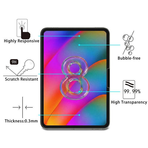 25 PCS/Pack 0.3mm 9H Explosion-proof Tempered Tablet Glass Film, For iPad mini 8 2026, For iPad mini 2024, For iPad Air 6