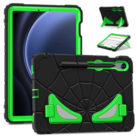 Spider Silicone Hybrid PC Shockproof Tablet Case, For Samsung Galaxy Tab A11+ / A9+, For Samsung Galaxy Tab A11, For Samsung Galaxy S9 FE / S8 / S7, For Samsung Galaxy Tab A9