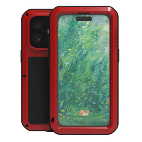 LOVE MEI Metal Shockproof Life Waterproof Dustproof Phone Case, For iPhone 18 Pro / 17 Pro, For iPhone 18 Pro Max / 17 Pro Max, For iPhone 17, For iPhone 16 Pro Max, For iPhone 16 Pro, For iPhone 16, For iPhone 15 Pro Max, For iPhone 15 Pro