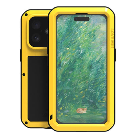 LOVE MEI Metal Shockproof Life Waterproof Dustproof Phone Case, For iPhone 18 Pro / 17 Pro, For iPhone 18 Pro Max / 17 Pro Max, For iPhone 17, For iPhone 16 Pro Max, For iPhone 16 Pro, For iPhone 16, For iPhone 15 Pro Max, For iPhone 15 Pro
