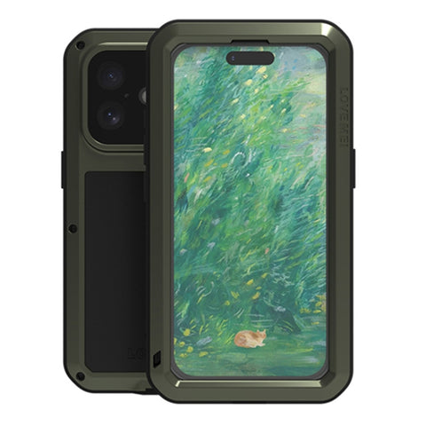 LOVE MEI Metal Shockproof Life Waterproof Dustproof Phone Case, For iPhone 18 Pro / 17 Pro, For iPhone 18 Pro Max / 17 Pro Max, For iPhone 17, For iPhone 16 Pro Max, For iPhone 16 Pro, For iPhone 16, For iPhone 15 Pro Max, For iPhone 15 Pro