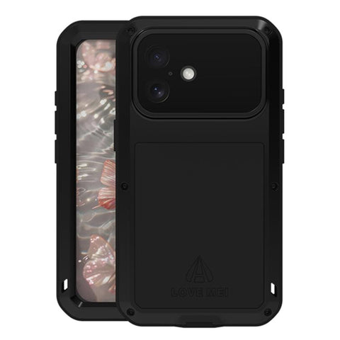 LOVE MEI Metal Shockproof Life Waterproof Dustproof Phone Case, For iPhone 18 Pro / 17 Pro, For iPhone 18 Pro Max / 17 Pro Max, For iPhone 17, For iPhone 16 Pro Max, For iPhone 16 Pro, For iPhone 16, For iPhone 15 Pro Max, For iPhone 15 Pro