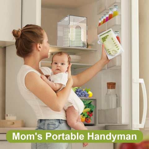 Acrylic Baby Breastmilk Storage Bags Containers