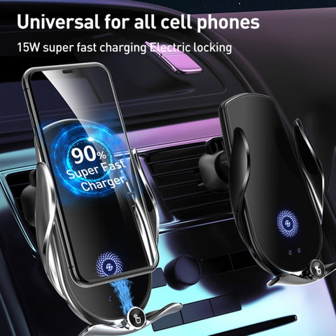 M3 Infrared lnduction Wireless Fast Charging Air Outlet Car Holder