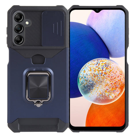 Camera Shield Card Slot PC+TPU Phone Case, For Samsung Galaxy S24 Ultra 5G, For Samsung Galaxy S23 FE 5G, For Samsung Galaxy A55, For Samsung Galaxy S24+ 5G, For Samsung Galaxy A35, For Samsung Galaxy S24 5G, For Samsung Galaxy A15, For Samsung Galaxy A25