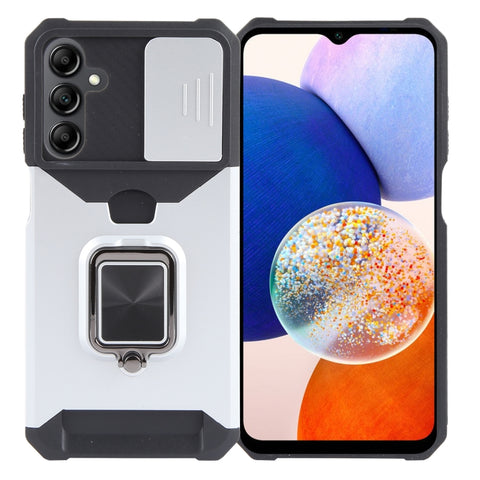 Camera Shield Card Slot PC+TPU Phone Case, For Samsung Galaxy S24 Ultra 5G, For Samsung Galaxy S23 FE 5G, For Samsung Galaxy A55, For Samsung Galaxy S24+ 5G, For Samsung Galaxy A35, For Samsung Galaxy S24 5G, For Samsung Galaxy A15, For Samsung Galaxy A25