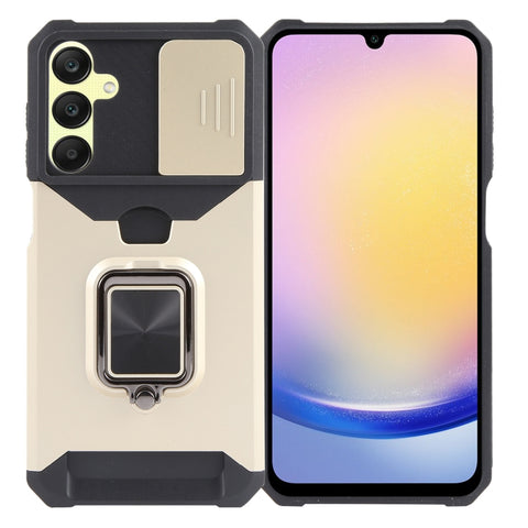 Camera Shield Card Slot PC+TPU Phone Case, For Samsung Galaxy S24 Ultra 5G, For Samsung Galaxy S23 FE 5G, For Samsung Galaxy A55, For Samsung Galaxy S24+ 5G, For Samsung Galaxy A35, For Samsung Galaxy S24 5G, For Samsung Galaxy A15, For Samsung Galaxy A25