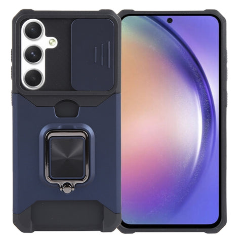 Camera Shield Card Slot PC+TPU Phone Case, For Samsung Galaxy S24 Ultra 5G, For Samsung Galaxy S23 FE 5G, For Samsung Galaxy A55, For Samsung Galaxy S24+ 5G, For Samsung Galaxy A35, For Samsung Galaxy S24 5G, For Samsung Galaxy A15, For Samsung Galaxy A25