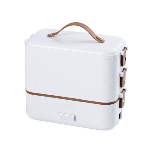 Multi Functional Microwave Oven With Plug-in Electric Cooking Electric Lunch Box, White Single Layer, White Double Layer, Three Layers Of White