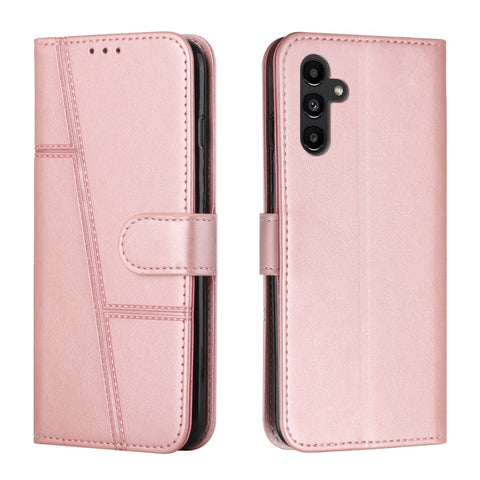 Stitching Calf Texture Buckle Leather Phone Case, For Samsung Galaxy A05s