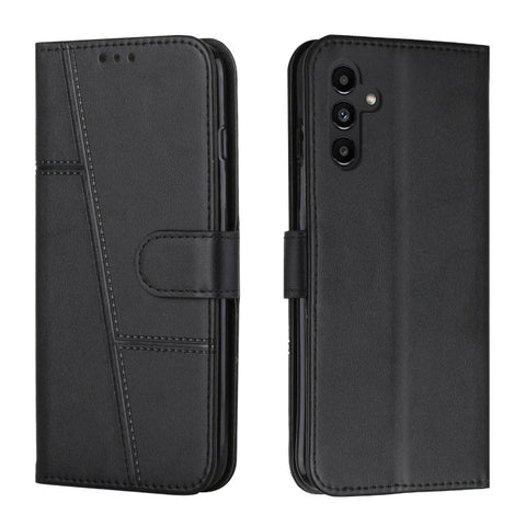 Stitching Calf Texture Buckle Leather Phone Case, For Samsung Galaxy A05s