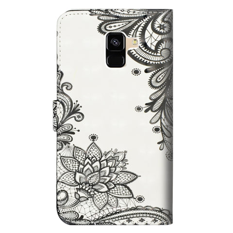 3D Painting Pattern Horizontal Flip TPU + PU Leather Case with Holder & Card Slots & Wallet, For Samsung Galaxy A6 (2018), For Samsung Galaxy A51, For Samsung Galaxy A71, For Samsung Galaxy A01