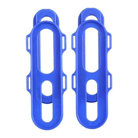 1 Pair BOBOVR M2 Headwear VR Connector Adapter for Meta Quest 3, Headwear Connector (Blue), Headwear Connector (Red)