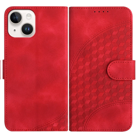 YX0060 Elephant Head Embossed Phone Leather Case with Lanyard, For iPhone 13 Pro Max, For iPhone 13 Pro, For iPhone 13, For iPhone 13 mini, For iPhone 12/12 Pro, For iPhone 12 Pro Max
