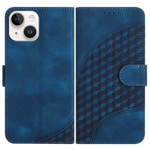 YX0060 Elephant Head Embossed Phone Leather Case with Lanyard, For iPhone 13 Pro Max, For iPhone 13 Pro, For iPhone 13, For iPhone 13 mini, For iPhone 12/12 Pro, For iPhone 12 Pro Max