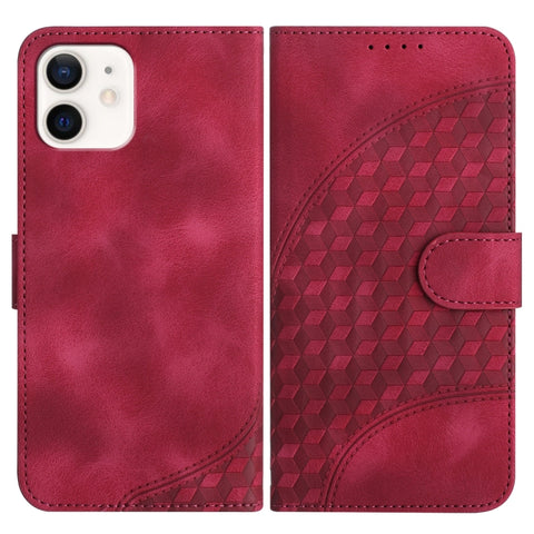 YX0060 Elephant Head Embossed Phone Leather Case with Lanyard, For iPhone 12 mini, For iPhone 11 Pro Max, For iPhone 11, For iPhone 11 Pro, For iPhone XS / X, For iPhone XR