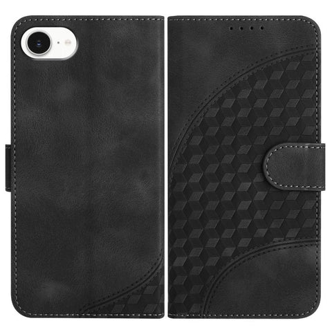 YX0060 Elephant Head Embossed Phone Leather Case with Lanyard, For iPhone 18 Pro / 17 Pro, For iPhone 18 Pro Max / 17 Pro Max, For iPhone 17e / 16e, For iPhone 17, For iPhone Air, For iPhone 16 Pro Max