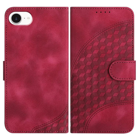 YX0060 Elephant Head Embossed Phone Leather Case with Lanyard, For iPhone 18 Pro / 17 Pro, For iPhone 18 Pro Max / 17 Pro Max, For iPhone 17e / 16e, For iPhone 17, For iPhone Air, For iPhone 16 Pro Max