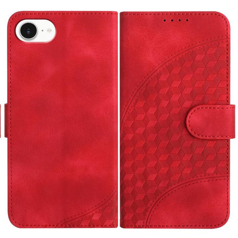 YX0060 Elephant Head Embossed Phone Leather Case with Lanyard, For iPhone 18 Pro / 17 Pro, For iPhone 18 Pro Max / 17 Pro Max, For iPhone 17e / 16e, For iPhone 17, For iPhone Air, For iPhone 16 Pro Max