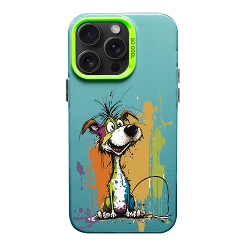 Color Ink Frosted PC+TPU Phone Case, For iPhone 15 Pro Max, For iPhone 15 Pro, For iPhone 15 Plus