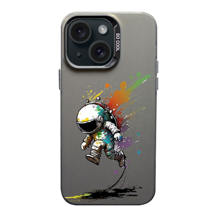 Color Ink Frosted PC+TPU Phone Case, For iPhone 15, For iPhone 14 Plus, For iPhone 14