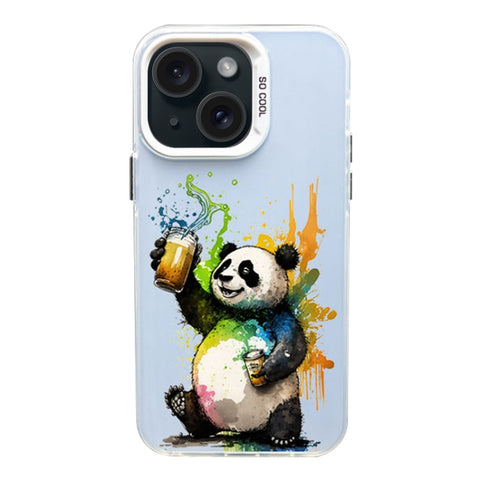 Color Ink Frosted PC+TPU Phone Case, For iPhone 15, For iPhone 14 Plus, For iPhone 14