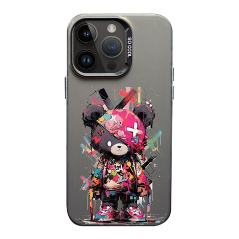 Color Ink Frosted PC+TPU Phone Case, For iPhone 14 Pro, For iPhone 14 Pro Max, For iPhone 13 Pro Max