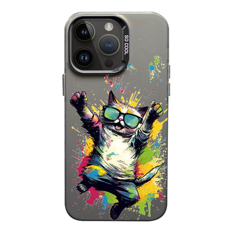 Color Ink Frosted PC+TPU Phone Case, For iPhone 14 Pro, For iPhone 14 Pro Max, For iPhone 13 Pro Max