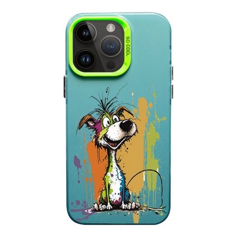 Color Ink Frosted PC+TPU Phone Case, For iPhone 14 Pro, For iPhone 14 Pro Max, For iPhone 13 Pro Max