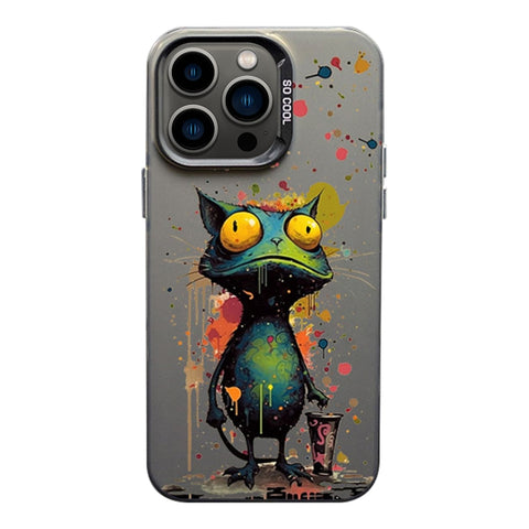 Color Ink Frosted PC+TPU Phone Case, For iPhone 13 Pro, For iPhone 13, For iPhone 12