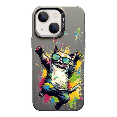 Color Ink Frosted PC+TPU Phone Case, For iPhone 13 Pro, For iPhone 13, For iPhone 12
