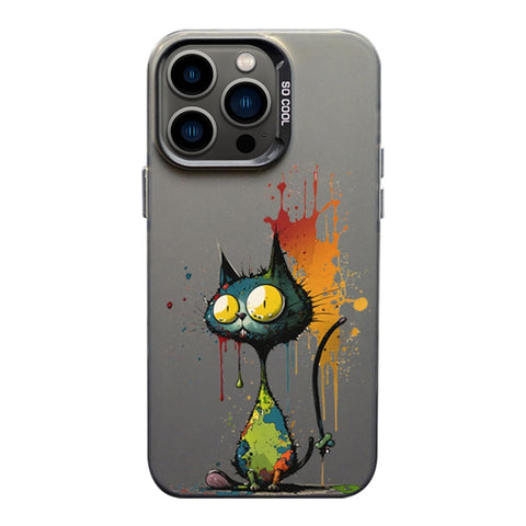 Color Ink Frosted PC+TPU Phone Case, For iPhone 12 Pro Max, For iPhone 12 Pro, For iPhone 11 Pro Max