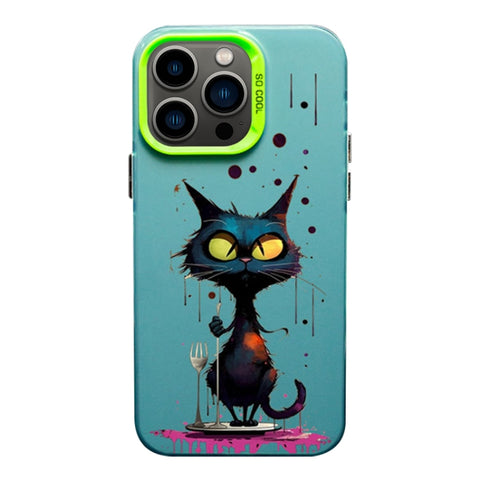 Color Ink Frosted PC+TPU Phone Case, For iPhone 12 Pro Max, For iPhone 12 Pro, For iPhone 11 Pro Max