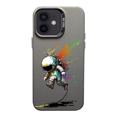 Color Ink Frosted PC+TPU Phone Case, For iPhone 11