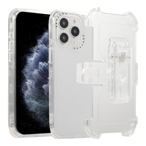 Frosted PC+TPU Phone Case with Back Clip, For iPhone 11 Pro Max, For iPhone 11, For iPhone 11 Pro