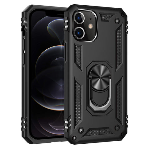 Shockproof TPU + PC Protective Case with 360 Degree Rotating Holder, For iPhone 12 Pro Max, For iPhone 12 / 12 Pro, For iPhone 12 mini, For Xiaomi Redmi 9, For Huawei Y7p / P40 Lite E, For Samsung Galaxy Note20, For Samsung Galaxy Note20 Ultra