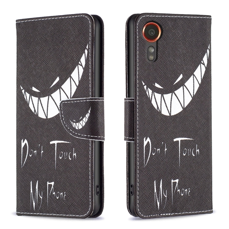 Colored Drawing Pattern Leather Phone Case, For Samsung Galaxy Xcover 7