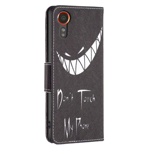 Colored Drawing Pattern Leather Phone Case, For Samsung Galaxy Xcover 7