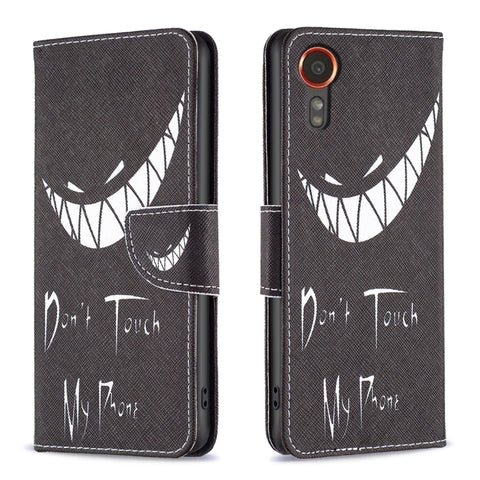 Colored Drawing Pattern Leather Phone Case, For Samsung Galaxy Xcover 7