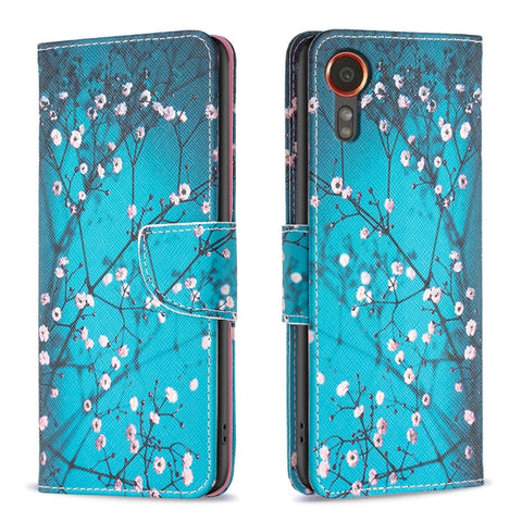 Colored Drawing Pattern Leather Phone Case, For Samsung Galaxy Xcover 7