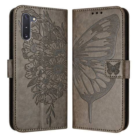 Embossed Butterfly Leather Phone Case, For Samsung Galaxy A81 / M60s /Note10 Lite, For Samsung Galaxy A10s / M10s, For Samsung Galaxy A20s, For Samsung Galaxy Note10, For Samsung Galaxy Note10+, For Samsung Galaxy A20e / A10e