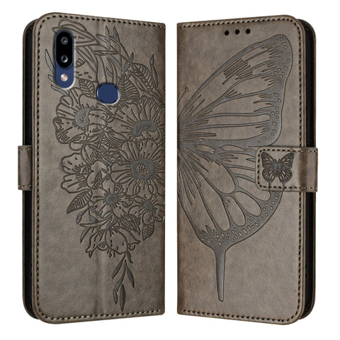 Embossed Butterfly Leather Phone Case, For Samsung Galaxy A81 / M60s /Note10 Lite, For Samsung Galaxy A10s / M10s, For Samsung Galaxy A20s, For Samsung Galaxy Note10, For Samsung Galaxy Note10+, For Samsung Galaxy A20e / A10e