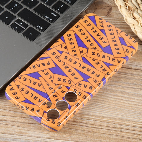 Painted Pattern Precise Hole PC Phone Case, For Samsung Galaxy S22 Ultra 5G
