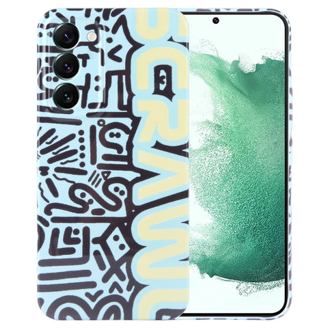 Painted Pattern Precise Hole PC Phone Case, For Samsung Galaxy S22+ 5G