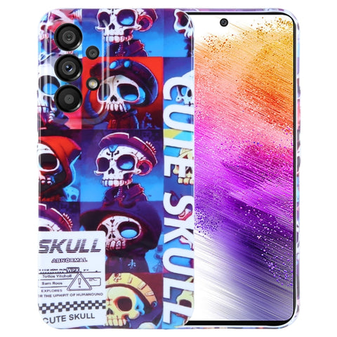 Painted Pattern Precise Hole PC Phone Case, For Samsung Galaxy A73 5G
